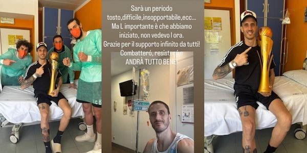Achille Polonara vola a Valencia per curare la leucemia: "Combatterò, resisterò e andrà tutto bene"