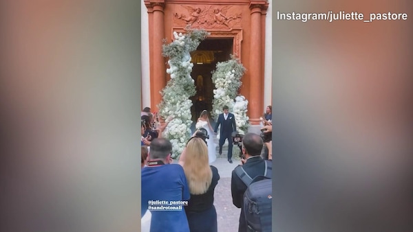 Il matrimonio esclusivo sul Lago di Como tra Sandro Tonali e Giulia Pastore