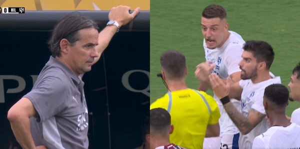 Inzaghi impietrito, Milinkovic è una furia: caos totale nel recupero di Fluminense-Al Hilal