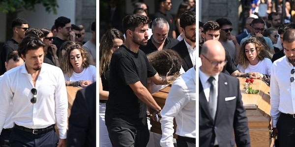 Diogo Jota, la moglie in lacrime sulla bara. Ruben Neves non la lascia sola