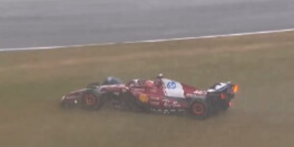 Bomba d'acqua a Silverstone, Leclerc reagisce così: "Non vedo..."