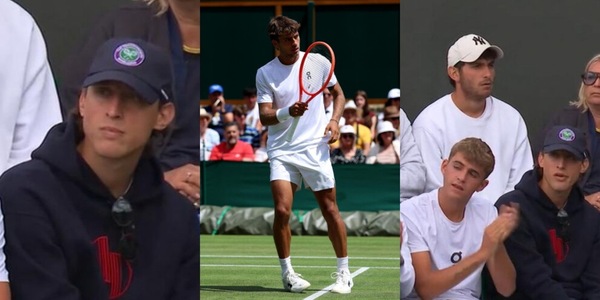 Wimbledon, c'è anche Bove in tribuna per il match di Cobolli