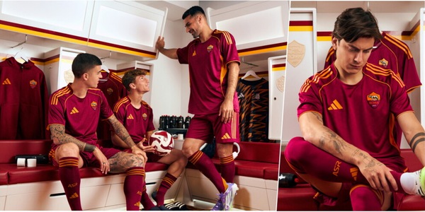 Roma, ecco la prima maglia per la stagione 2025/26: tutti i dettagli