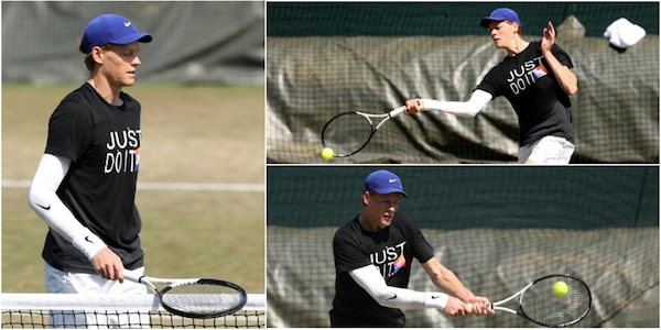 Sinner, ok il test al gomito a Wimbledon: in campo con un tutore al braccio, l'azzurro pronto a sfidare Shelton