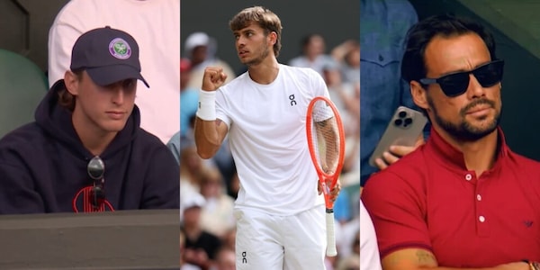 Bove fa sempre il tifo per Cobolli a Wimbledon: è insieme a Fognini per la sfida con Djokovic