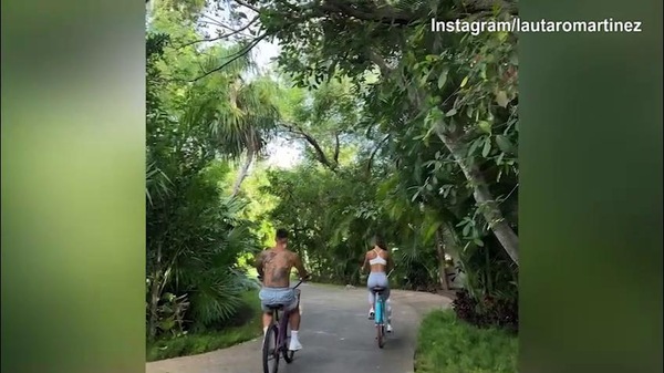 Inter, Lautaro Martinez e Agustina insieme in vacanza