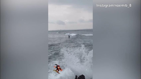 Sabato mattina con il surf per Noemi Bocchi