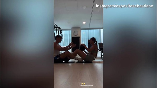 Inter, ecco l'allenamento di Sebastiano Esposito