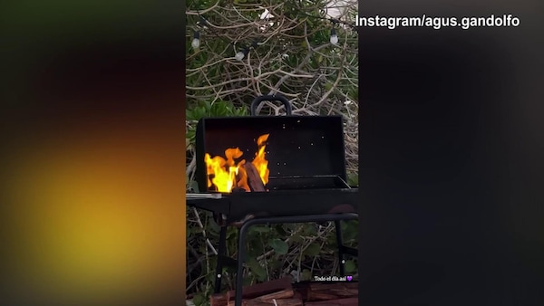 Carne sulla brace e vista spettacolare: le vacanze di Lautaro e Agustina