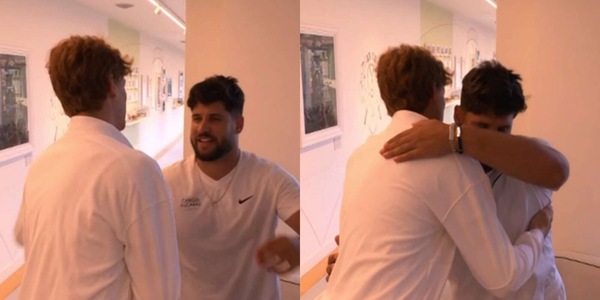 Sinner e il rapporto speciale con Alcaraz: l'abbraccio da brividi con Alvaro, il fratello di Carlos