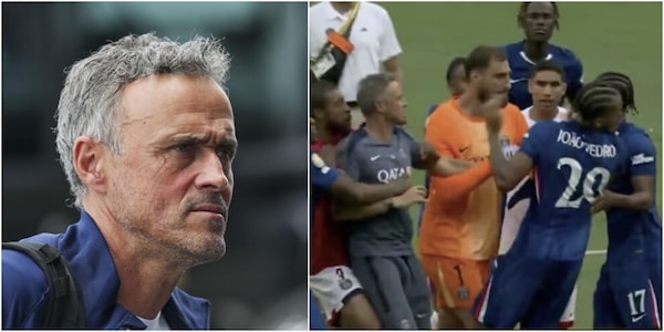 Luis Enrique e lo spintone a Joao Pedro: "Sono stato uno stupido"