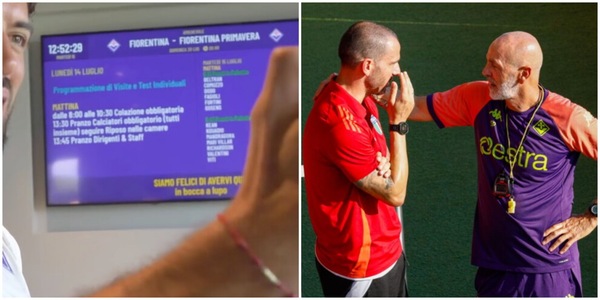 Fiorentina, il nuovo programma di Pioli: dieta, allenamento e slogan al Viola Park. E spunta Bonucci a sorpresa