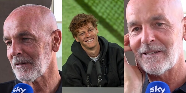 Pioli e l'invito a Sinner in diretta tv: "Ci sta facendo sognare, gli dico una cosa". Ma la domanda era su Asllani....