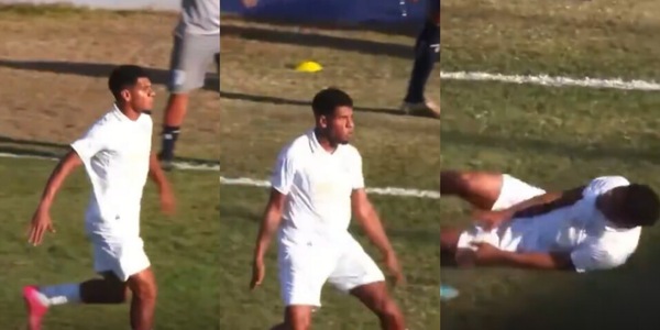 Si infortuna imitando l'esultanza di Cristiano Ronaldo: gaffe e dramma per Kesley Jamerson
