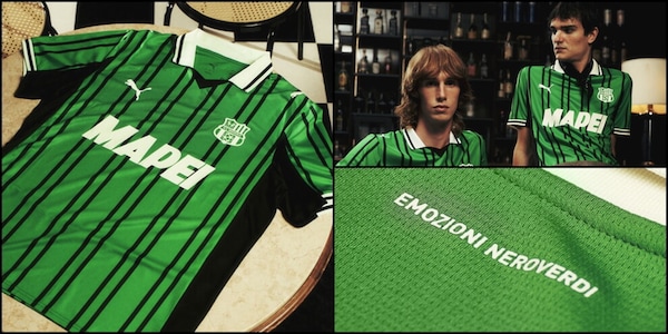 Sassuolo, le foto della nuova maglia: "Emozioni Neroverdi"