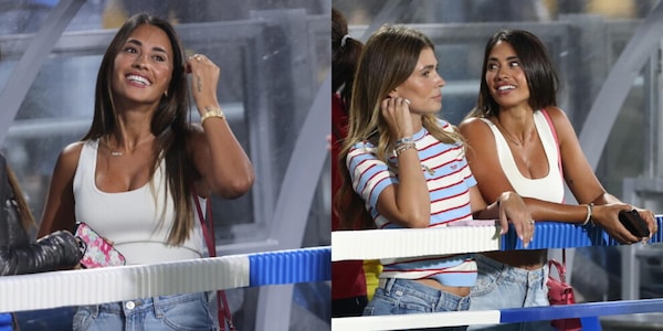 Lady Messi sugli spalti per Como-Lilla: Antonella Roccuzzo fa impazzire il Sinigaglia
