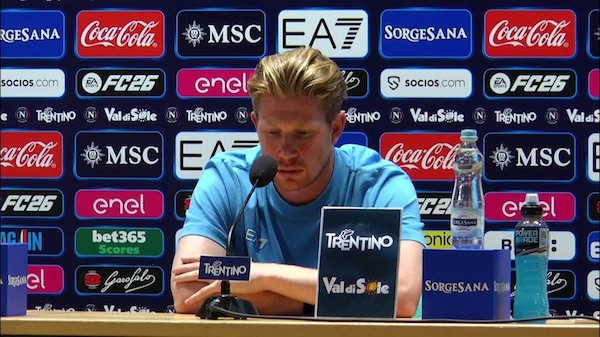 De Bruyne: "Pantaloncini con il numero 10? Un bel gesto"