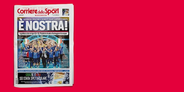 Vittoria Italia Europeo 2021: la copia anastatica è in edicola