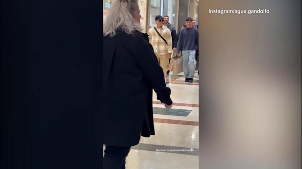 Lautaro Martinez a spasso per Mendoza