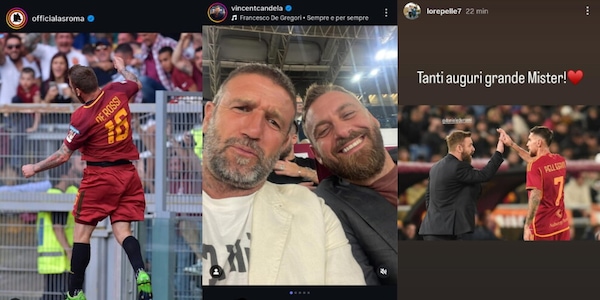 Da Pellegrini a Candela fino alla Nazionale, quanti messaggi per De Rossi