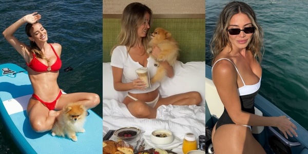 Diletta Leotta, la colazione a letto in intimo bianco è senza Karius