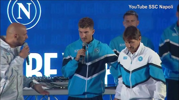 Di Lorenzo e la dedica al piccolo Daniele