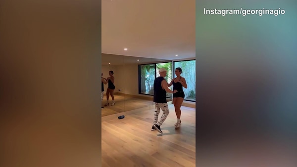 Lady CR7 a lezione di ballo: che sensualità!