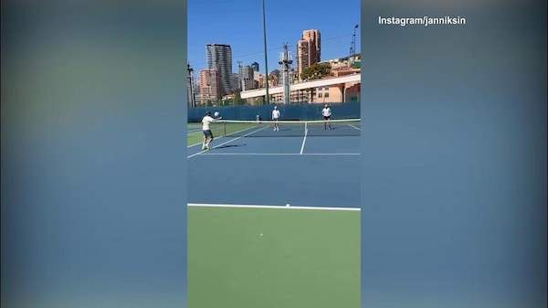 Sinner e Berrettini: che coppia a calcio-tennis