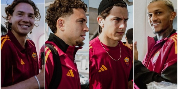 La Roma in partenza per la Francia: ci sono anche Ghilardi e Dybala