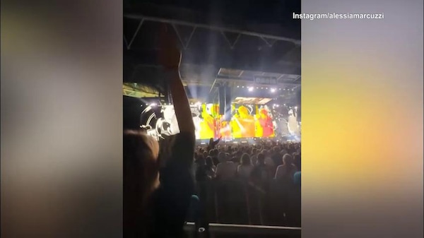 Alessia Marcuzzi dopo il concerto: "Mi devo ancora riprendere"