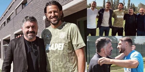 Gattuso prosegue il suo tour in Serie A: la visita al Sassuolo con Buffon e Bonucci
