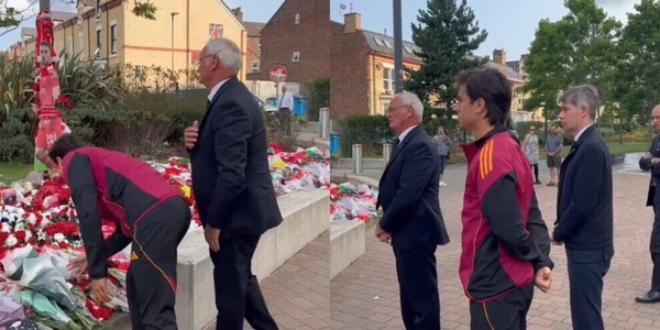 Dybala e Ranieri ad Anfield: la Roma ricorda Diogo Jota