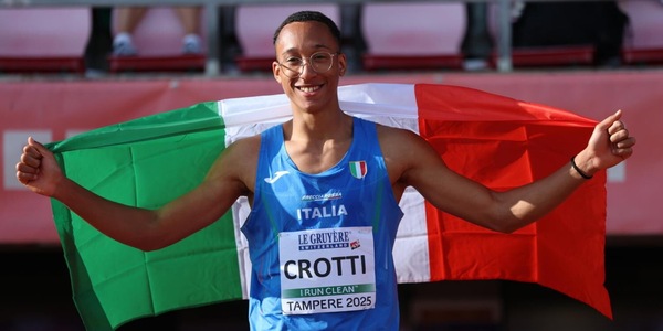 Crotti d'oro agli Europei U20 di atletica a Tampere: è doppietta Italia nel triplo!
