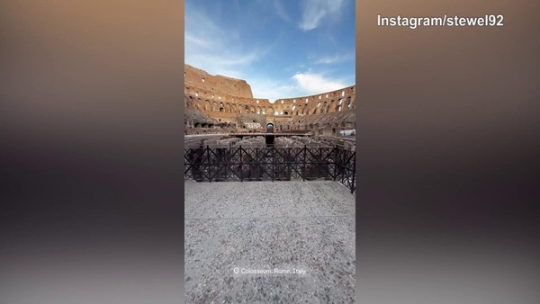 El Shaarawy si gode Roma e il Colosseo