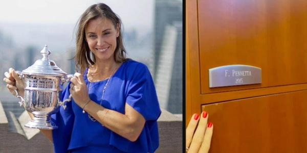 Flavia Pennetta emozionatissima: torna agli Us Open e scopre un dettaglio sensazionale nel suo vecchio armadietto