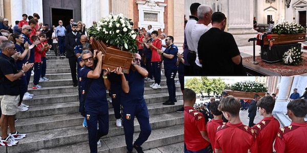 Funerali Sidio Corradi, da Pruzzo a Onofri: l'ultimo saluto commosso alla leggenda del Genoa
