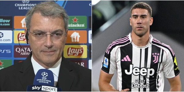 Comolli annuncia in diretta tv: "Vlahovic resta alla Juve. Savona va al Nottingham Forest"