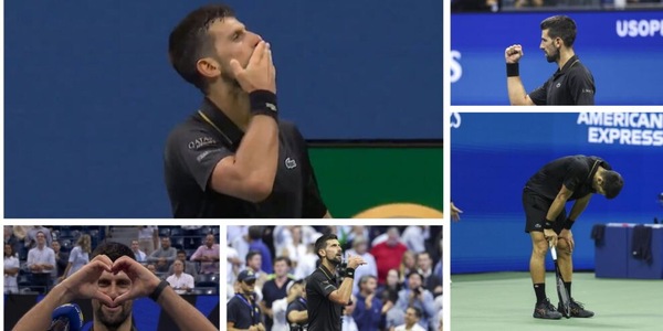 Le frecciate al pubblico che fischia, i baci e il balletto: l'infinito Djokovic in semifinale contro Alcaraz