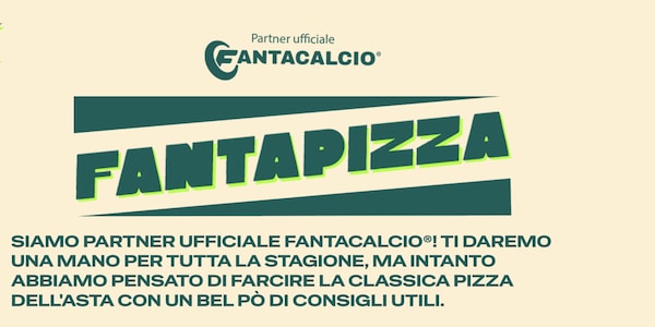 SisalTipster partner ufficiale di Fantacalcio® per i prossimi anni. Il progetto Fantapizza apre la stagione