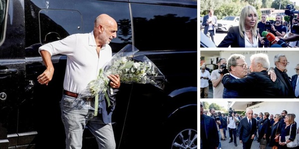 Funerali Emilio Fede, da Galliani commosso a Paolo Brosio, ecco chi c'era