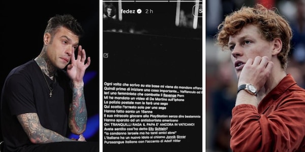 Il paragone shock tra Sinner e Hitler fa il giro del mondo: "Frase spregevole, Fedez come si è permesso?"