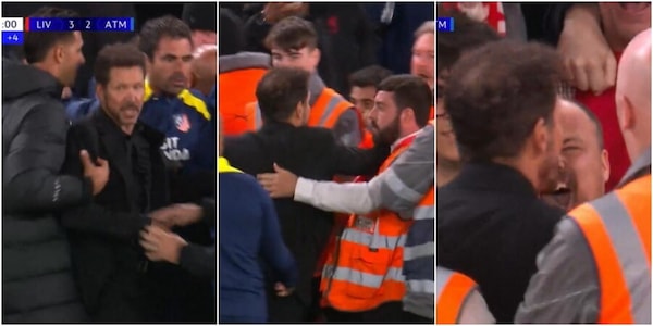 L'Atletico prende gol nel recupero: Simeone furioso litiga con un tifoso