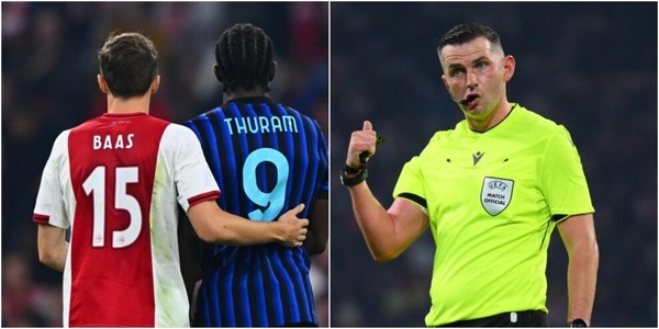 Moviola Ajax-Inter, solito Oliver: il rigore su Thuram era da confermare