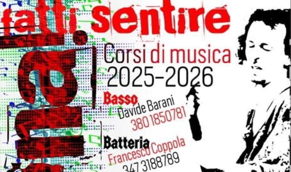 Ripartono i corsi della scuola di musica Massimo Riva