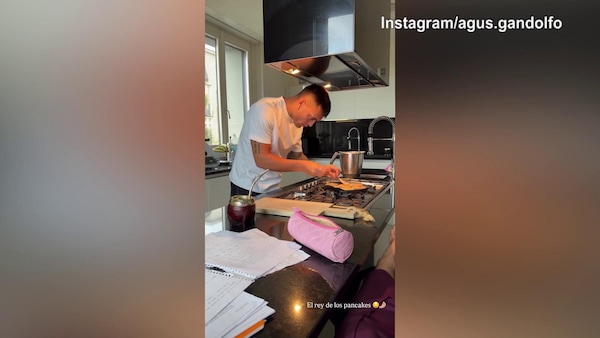 Lautaro Martinez re in campo e...ai fornelli