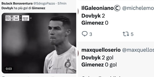 Dovbyk segna e i tifosi del Milan impazziscono con Gimenez: "Manchi solo tu!"