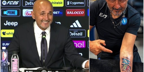 Spalletti e la battuta sul tatuaggio del Napoli: "Mi sono fatto tirare il sangue dall'altra parte". Poi parla di un video virale e si innervosisce