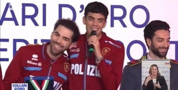 Collari d'oro, una domanda non gradita e Marini risponde 'in punta di fioretto': "Non ho capito il nesso"