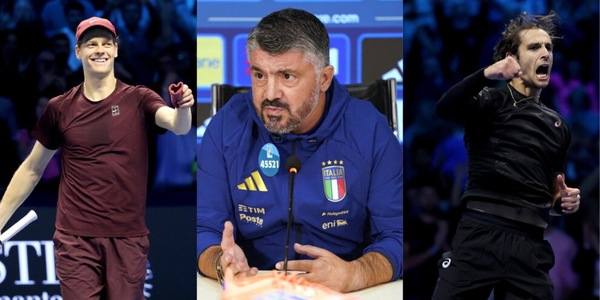 Le bellissime parole di Gattuso per Sinner e Musetti: "Svegli fino a mezzanotte per tifarli"