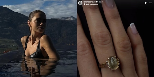 Sinner e Laila Hasanovic sempre più innamorati: spunta l'anello e si scatena il gossip